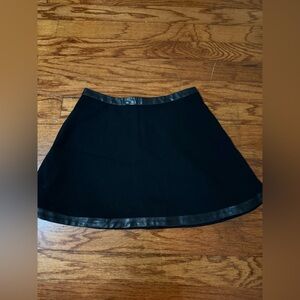 Banana Republic Black Outerwear with Leather Accents